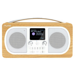 Pure Evoke H6 DAB/DAB+/FM Stereo Bluetooth Radio, Oak